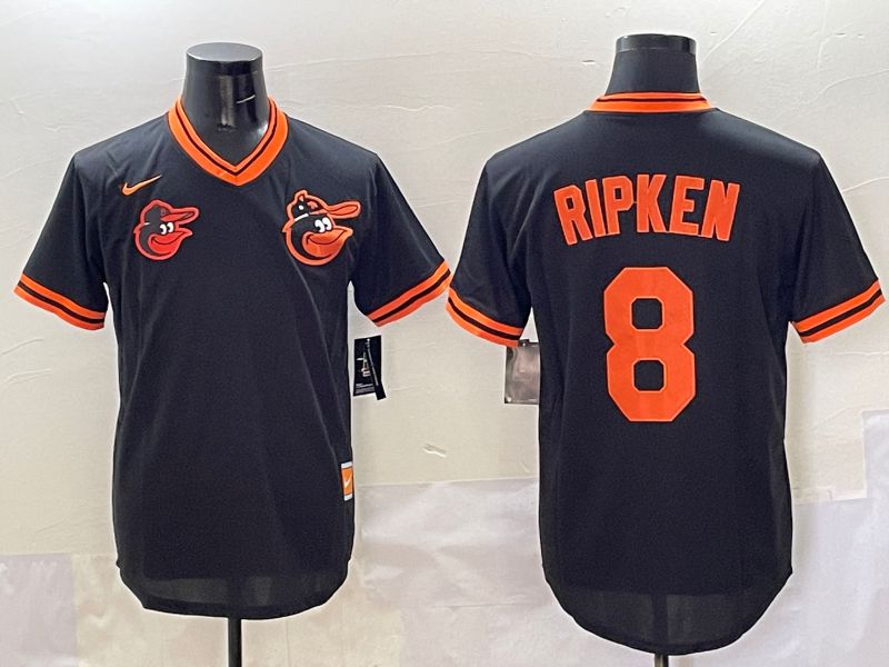 Men Baltimore Orioles #8 Ripken Black Game 2025 Nike MLB Jersey style 5094